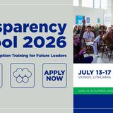 Transparency School 2026 : Call for applicants